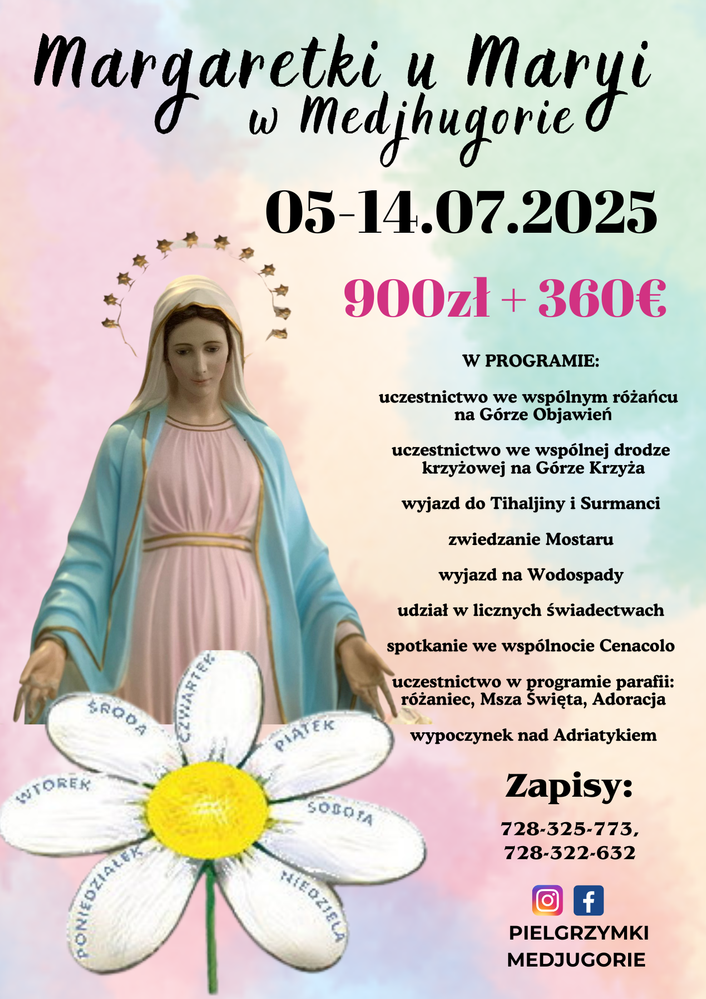 Lato z Maryją i Margaretki u Maryi